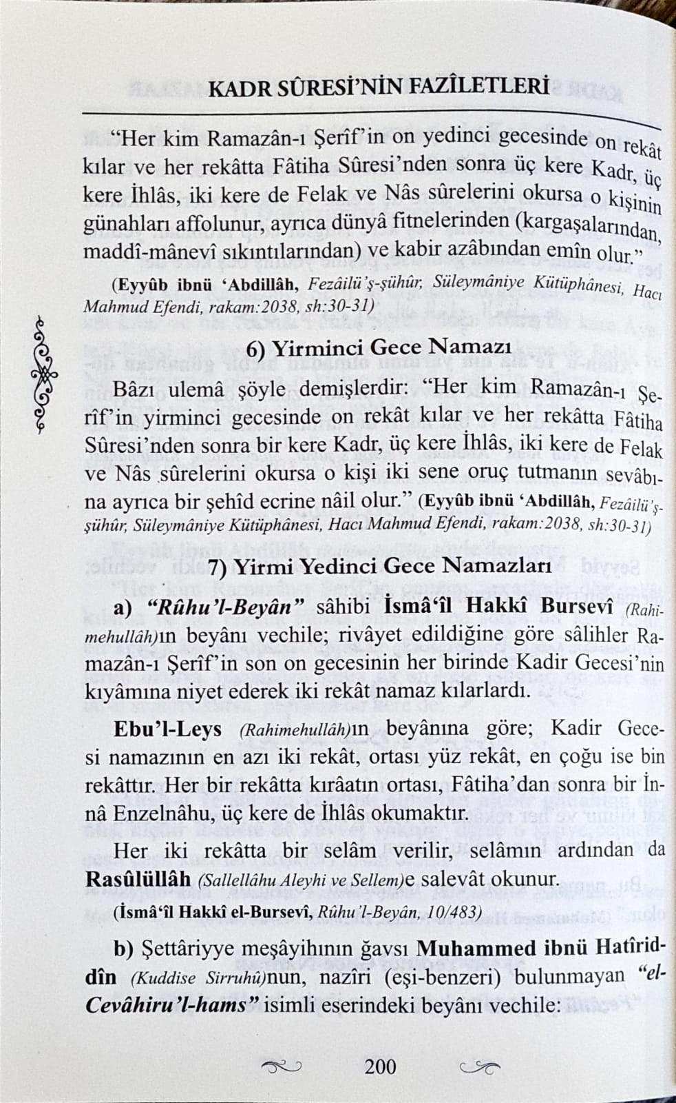 Kadir Suresinin Faziletleri Kitabı  - Cübbeli Ahmet Hoca ( 91. Risale )